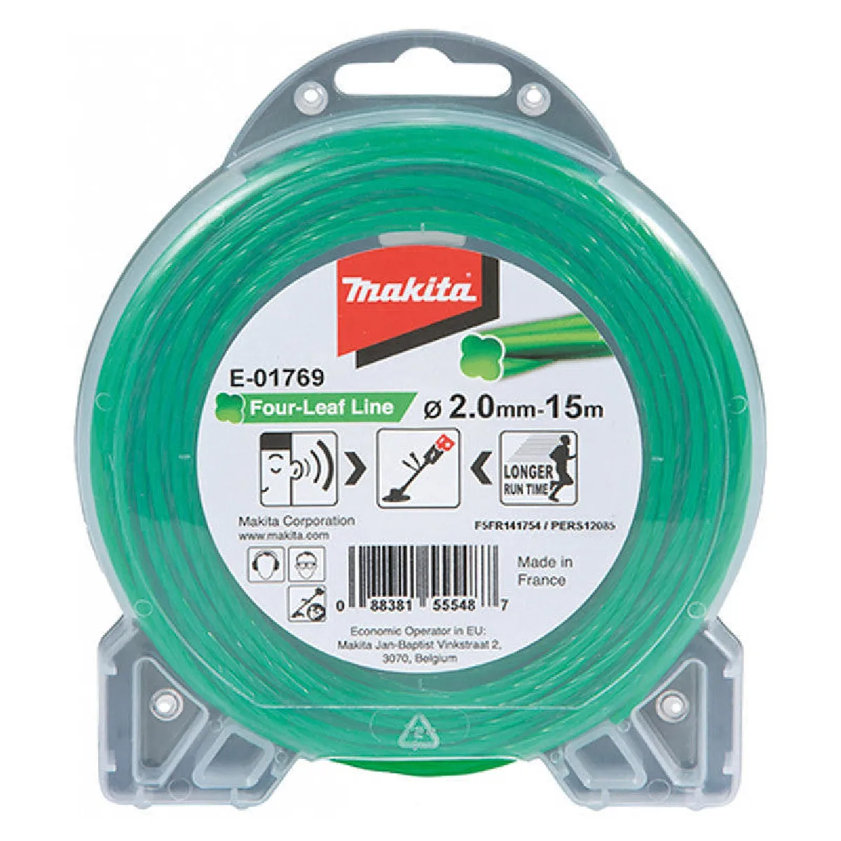 Makita Fil de coupe Four Leaf 2 0 mm 15 E 01769 - vue 3