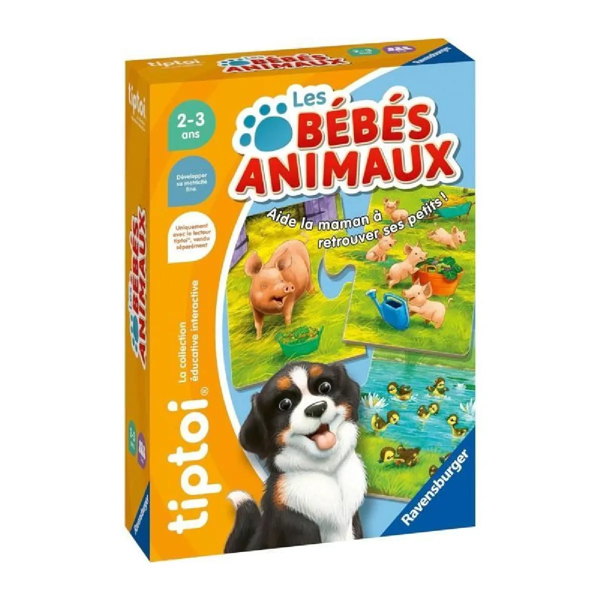 tiptoi Les bébés animaux, Jeu éducatif, 00187, A partir de 2 ans, Ravensburger