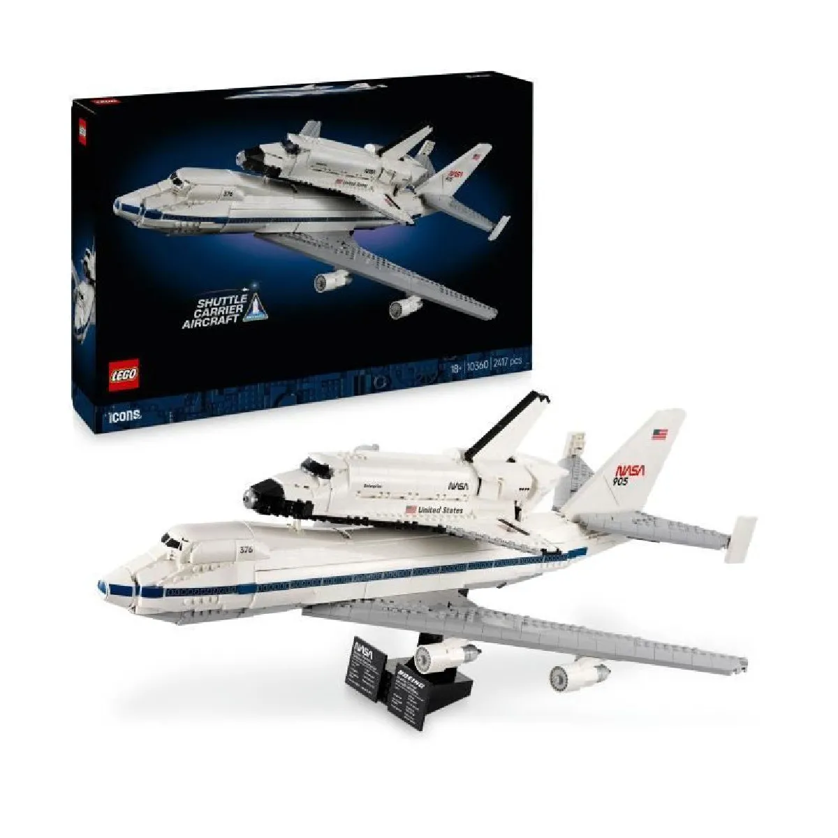 LEGO® Icons 10360 Shuttle Carrier Aircraft - vue 3