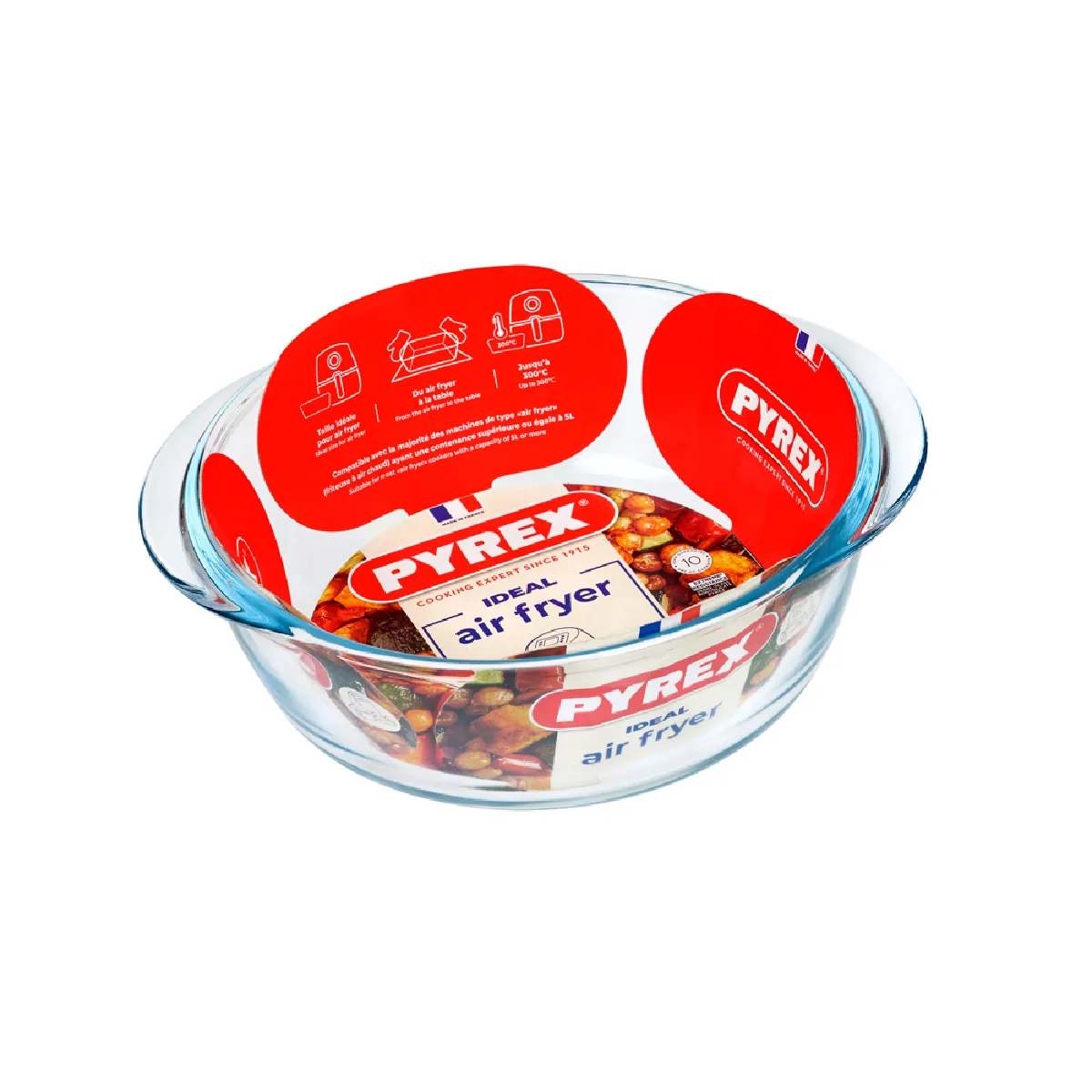 Base ronde 20x18 cm Airfryer - - Transparent - Verre