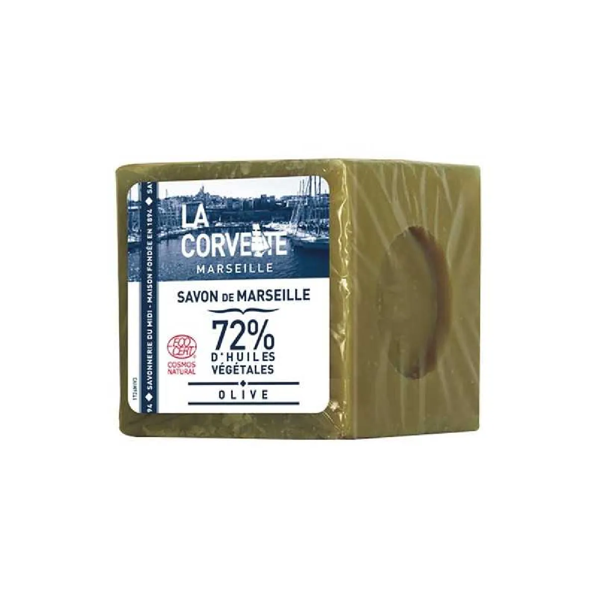 La Corvette Cube De Savon De Marseille À L'olive - 500 G