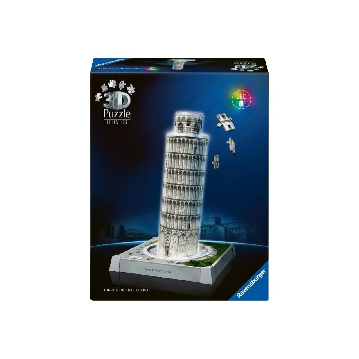 Puzzle 3D Iconics - Tour de Pise illuminée