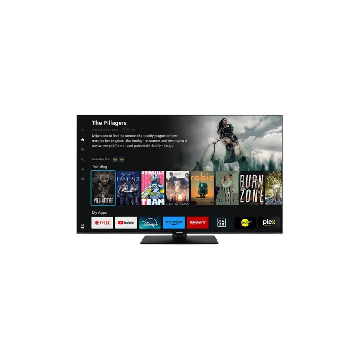 Téléviseur LED 4K PANASONIC W61A Smart TV Dolby Vision HDR10 55 pouces - vue 3