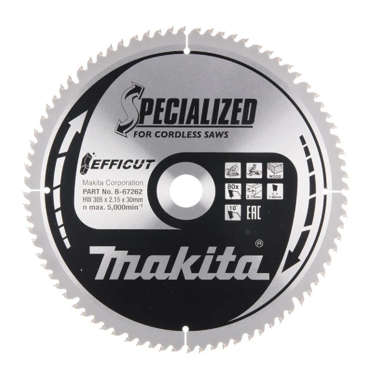 Makita e 06971 producteur scie à la lame hout - vue 2