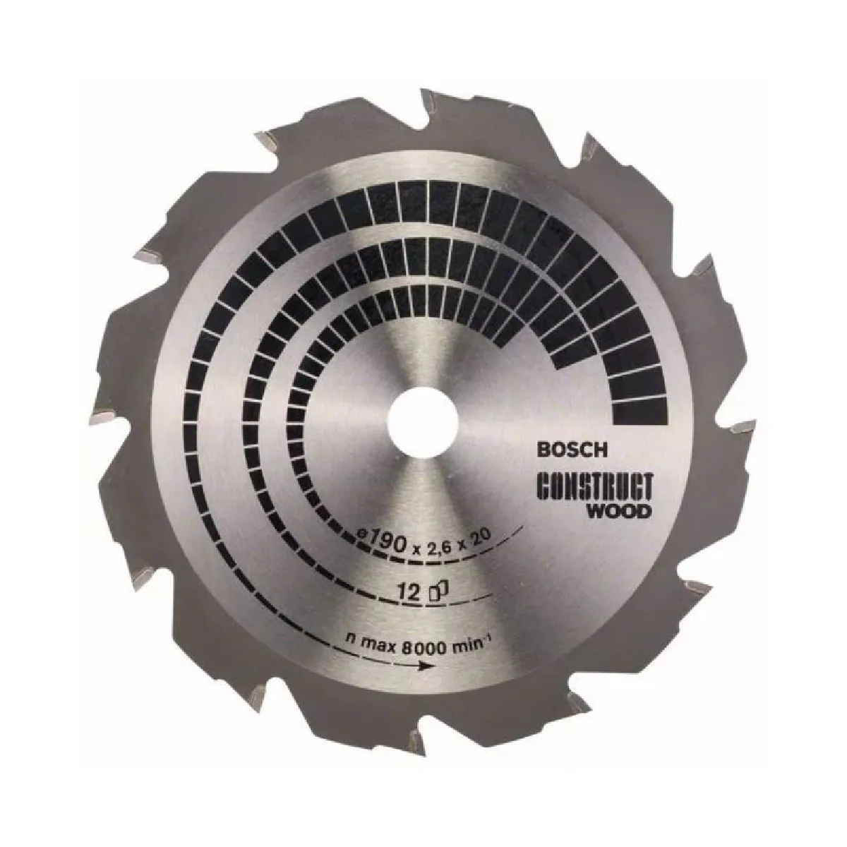 Lame de scie circulaire Construct Wood 210 x 30 x 2 8 mm 14 1pc - vue 2