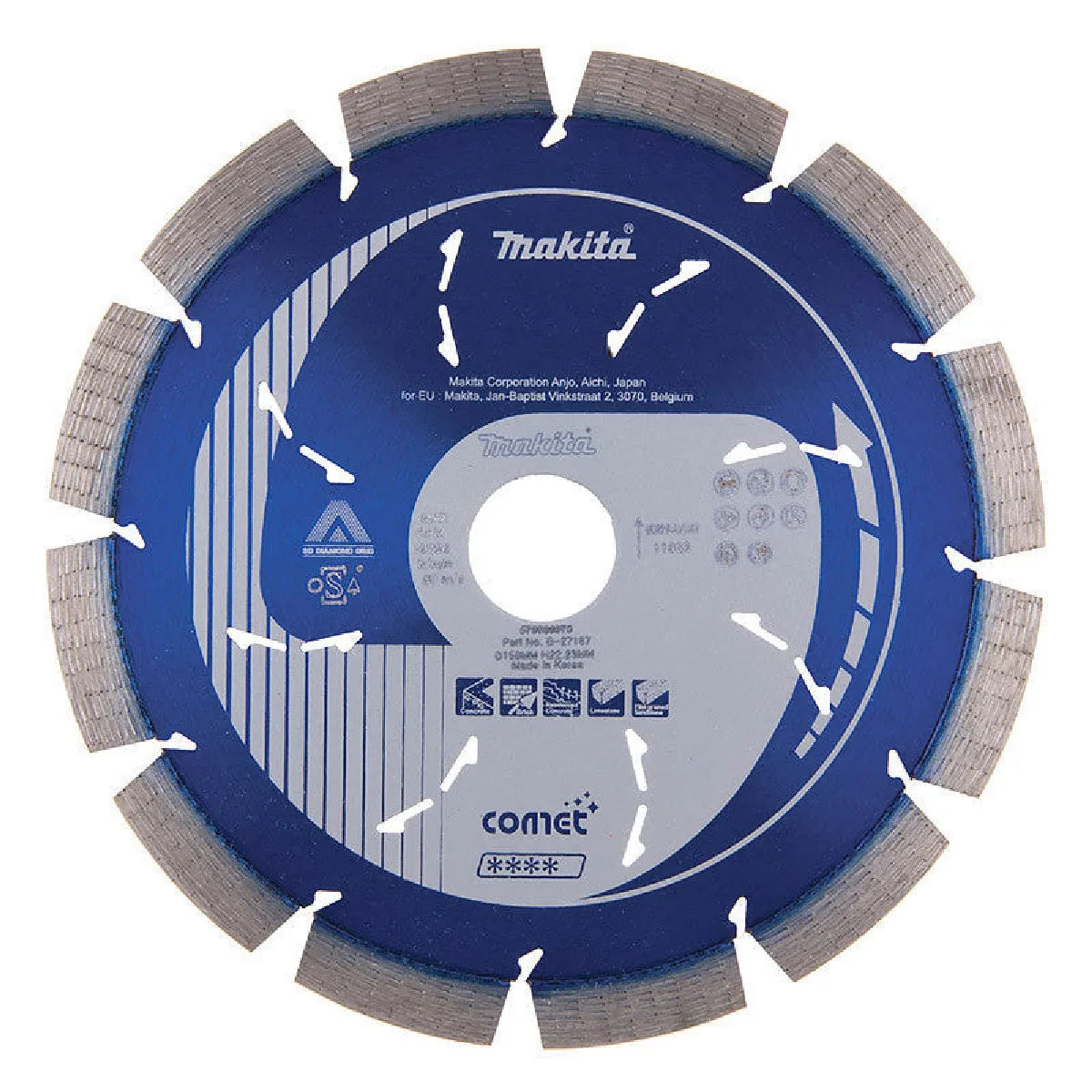 Disque diamant Comet MAKITA B 27187 150 mm - vue 2
