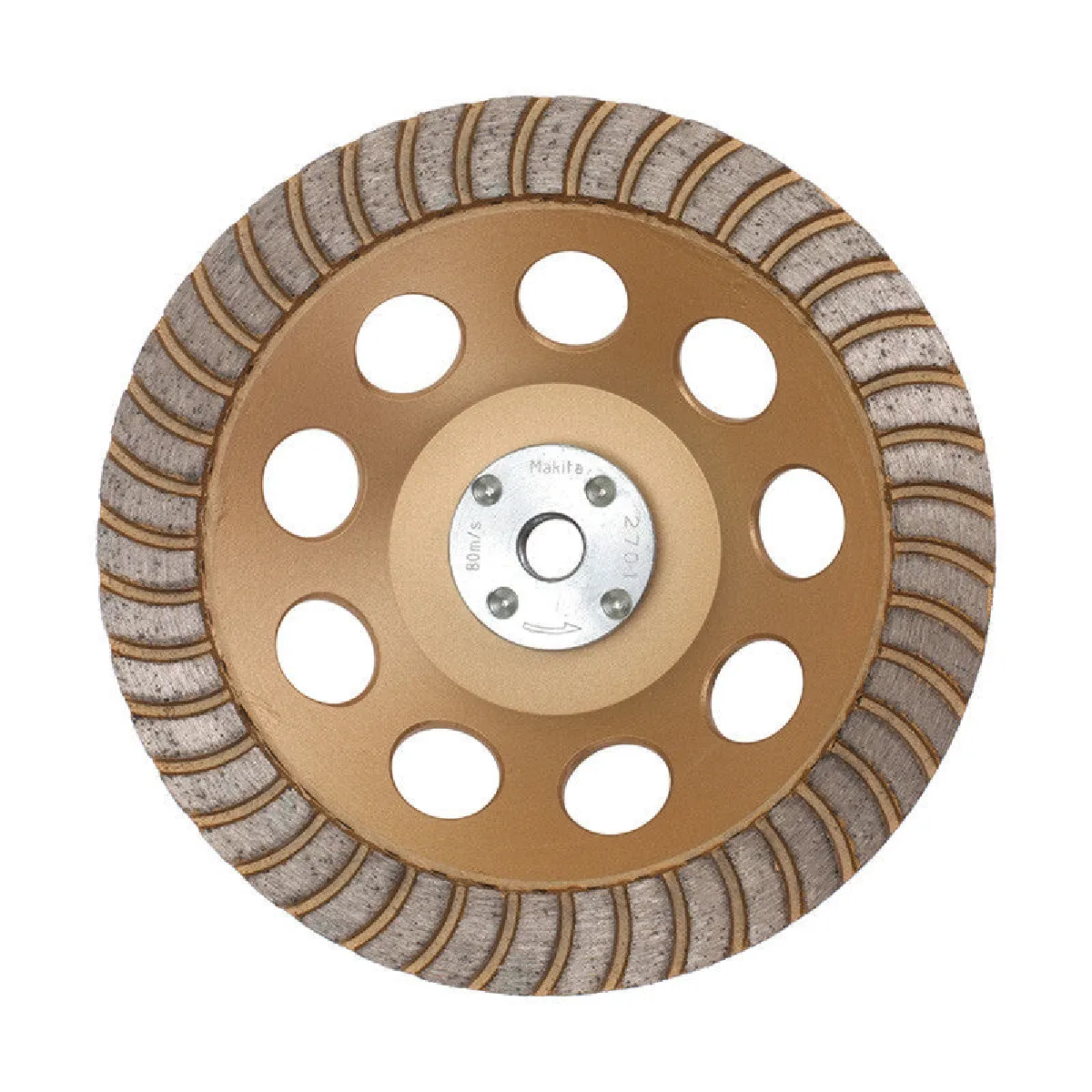 Plateau de ponçage diamant TURBO pour la finition du béton Makita B 49993 - vue 2