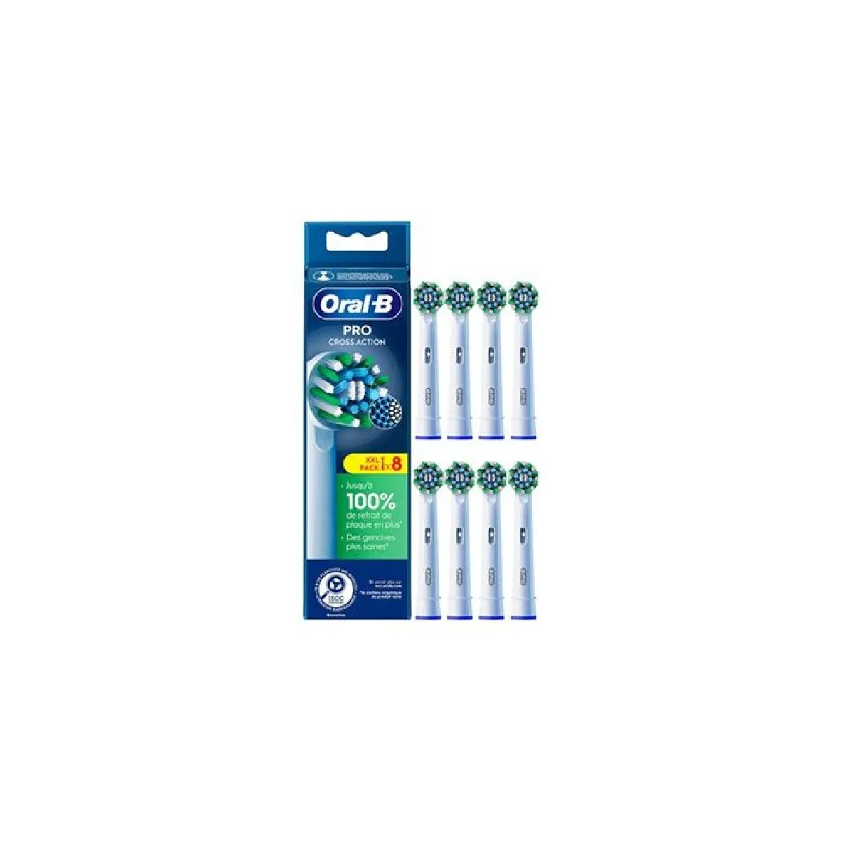 Brossette Dentaire Cross Action X8 X filaments Oral B Le Lot De 8 Brossettes - vue 7