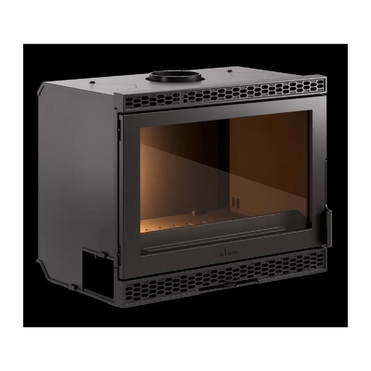 Insert à bûches - INVICTA - Sirocco convection naturemme - 8 KW - En fonte - Bûches 58 cm max
