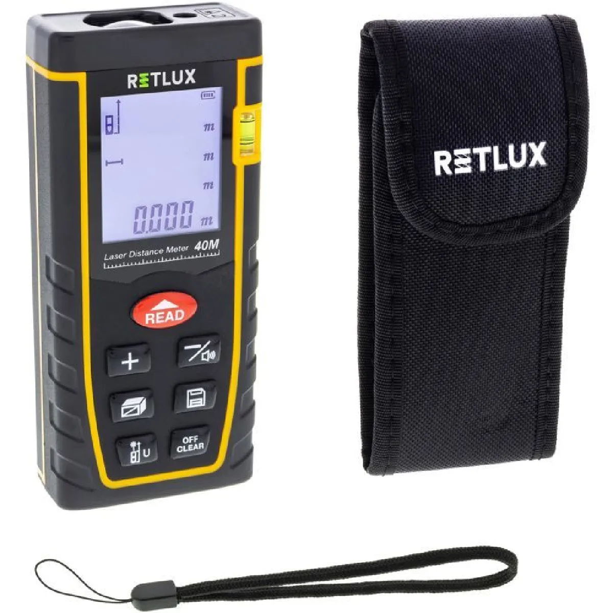 Générique Retlux Rht 100 Télémètre Laser 40 M - Précision De Mesure ± 2 Mm