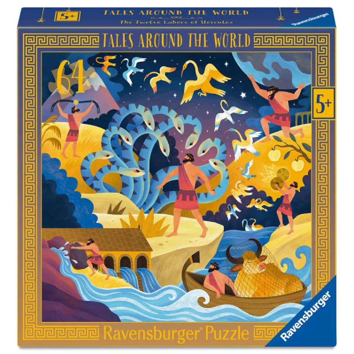 Puzzle 64 pièces Ravensburger Les douze travaux d Hercule