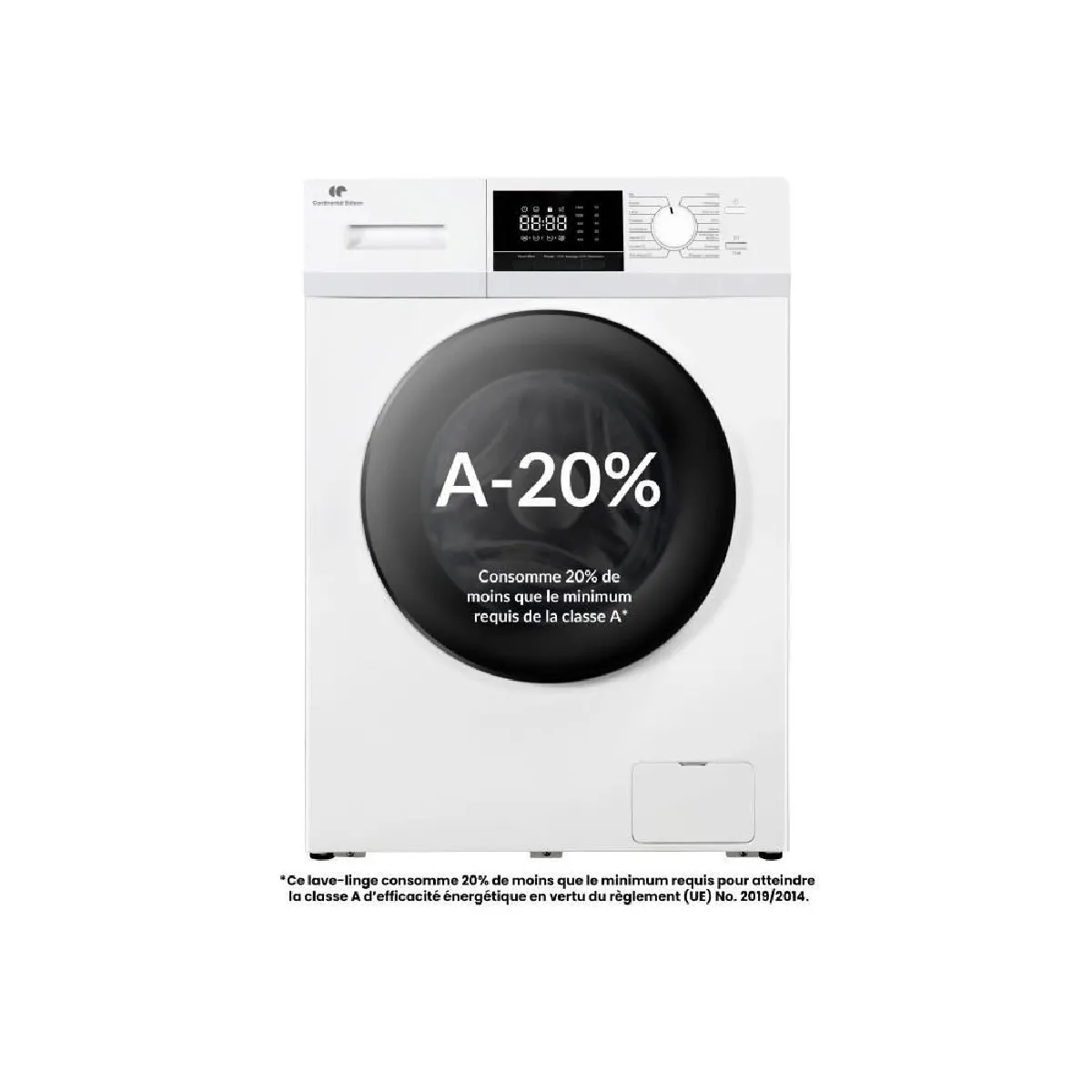 CONTINENTAL EDISON Lave-linge hublot -  - CELL12140IWP - 12kg - Induction -...