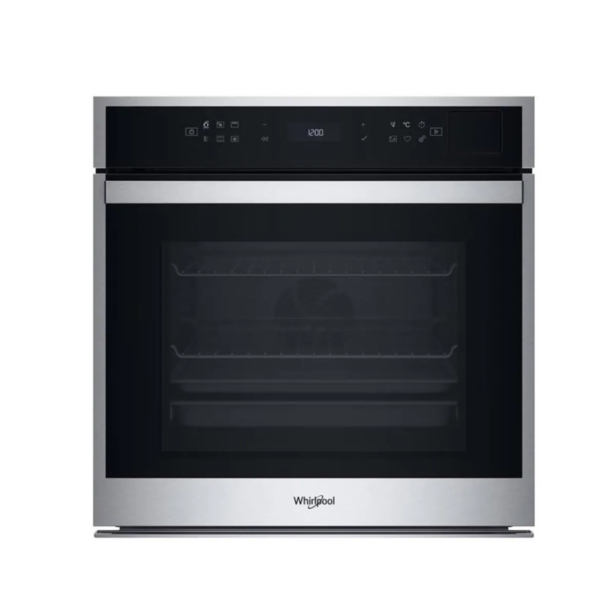 Four multifonction W Collection pyrolyse+hydrolyse inox 73 chaleur WHIRLPOOL WOI6A8PT1SXAF - vue 3