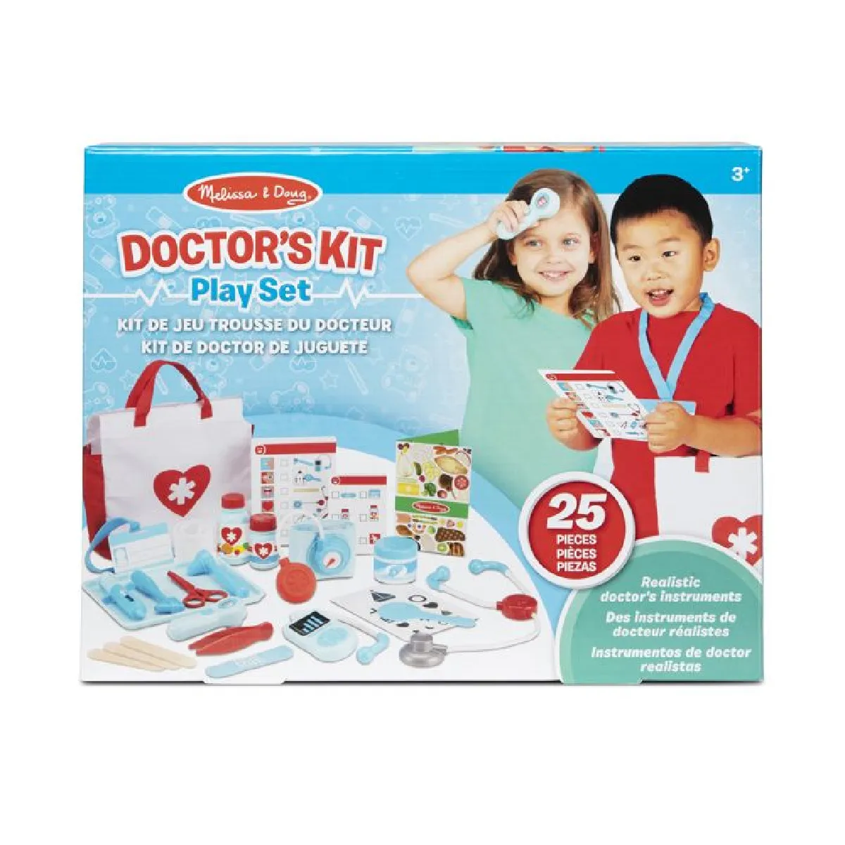 Coffret Jeu de Rôle Médecin Melissa & Doug 25 Pièces Réalistes - Image 3