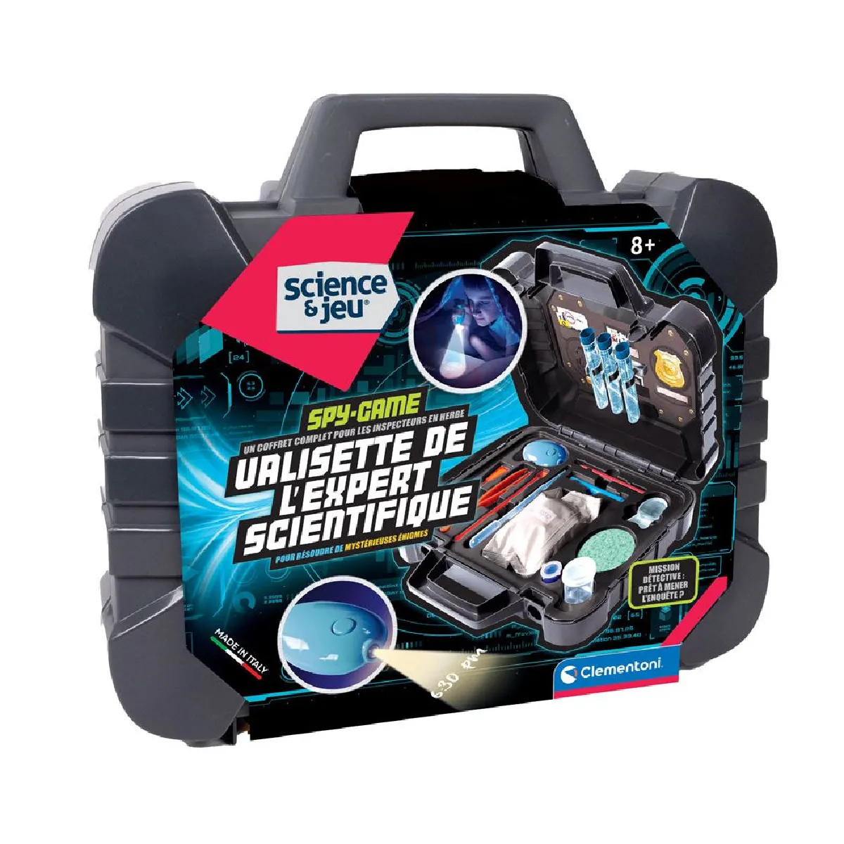Jeu de sciences Clementoni Valisette de l expert scientifique