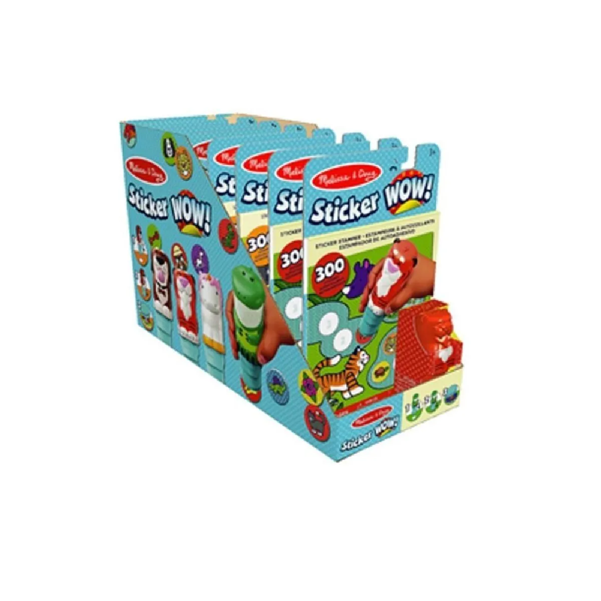 Pack tampon dautocollants + bloc dactivités Stickers Wow Mélissa & Doug - vue 4