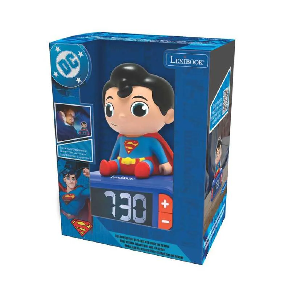Réveil Veilleuse Lexibook Superman – Montre et Réveil Éducatifs - vue 7