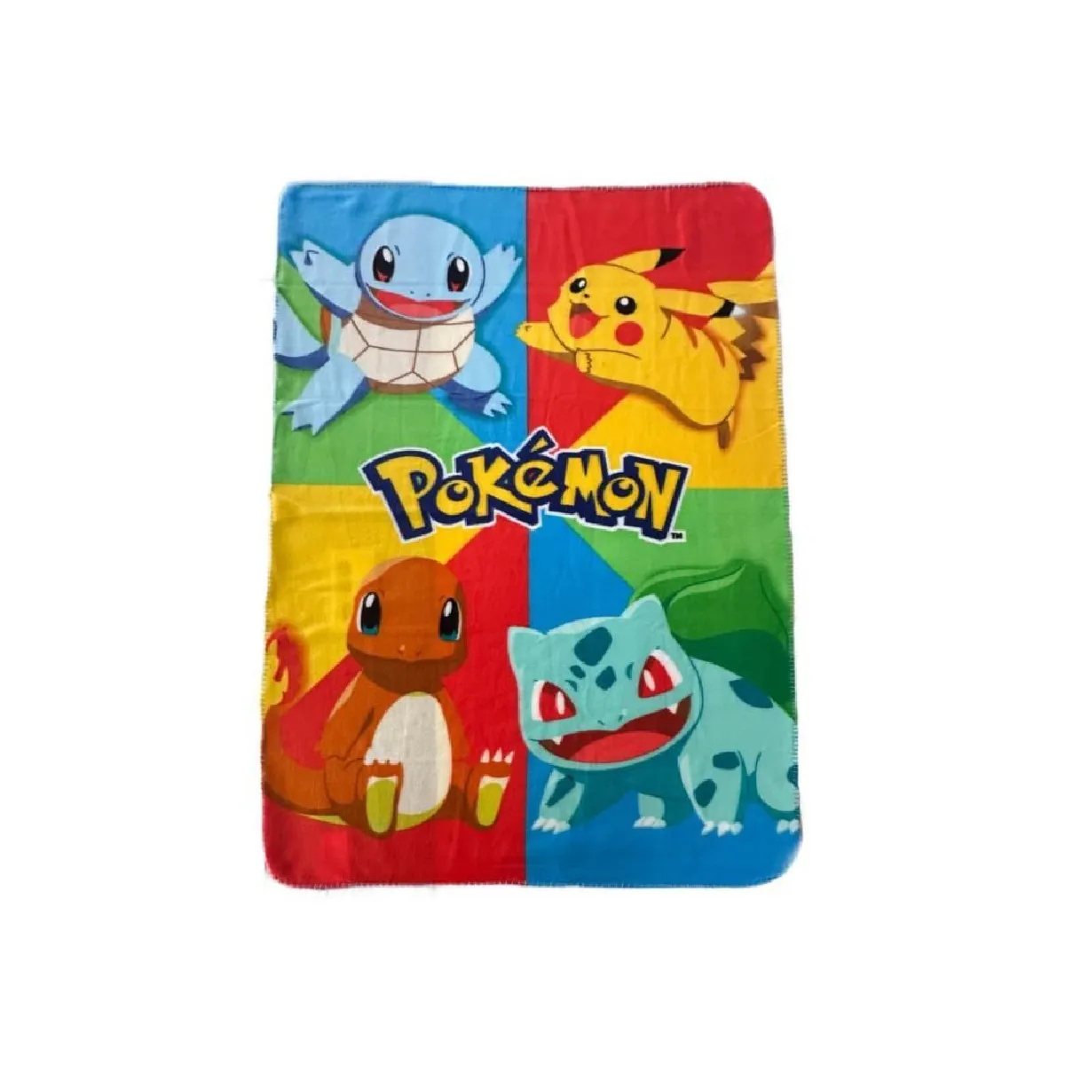 Plaid POKEMON Starter et Pikachu 100 x 140 cm - vue 2