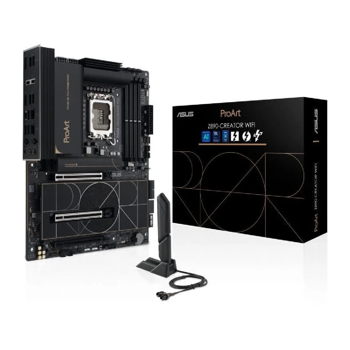 Carte mere - ASUS - PROART Z890-CREATOR WIFI - Intel Z890 LGA 1851 (Socket V1) ATX