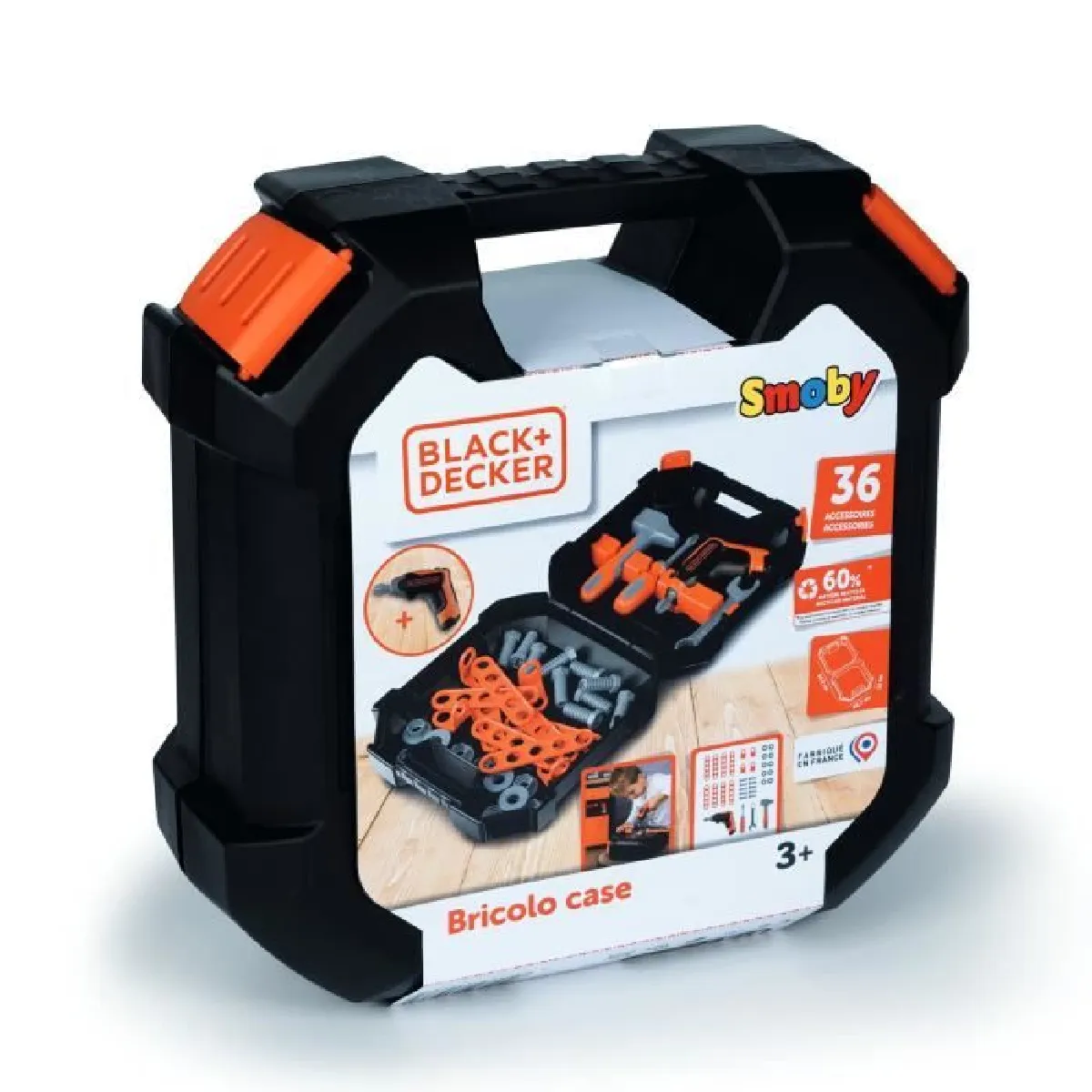 Smoby mallette bricolage Black & Decker - multicolore