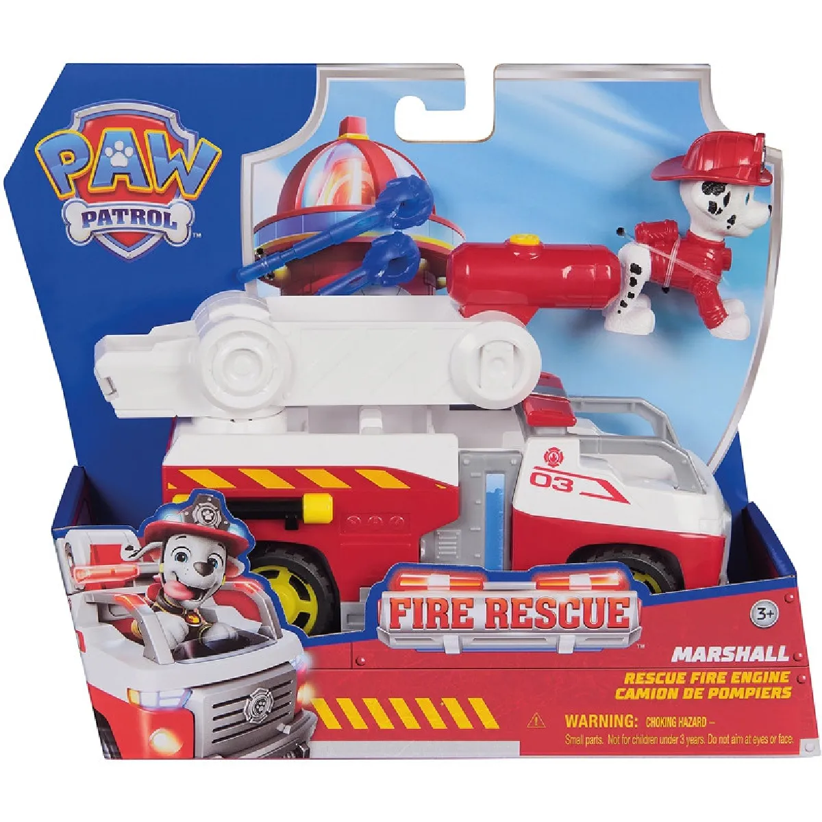 LA PAT' PATROUILLE VÉHICULE + FIGURINE FIRE RESCUE La Pat' Patrouille assort - vue 4