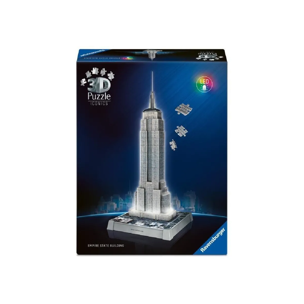 Puzzle 3D Iconics - Empire State Building illuminé