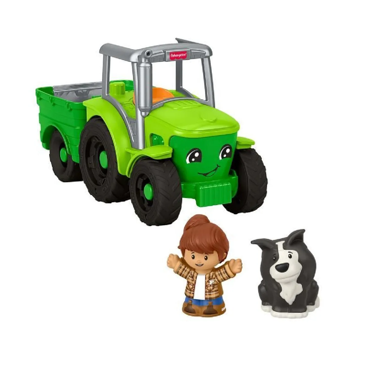 Véhicule Musical Fisher-Price JGX12 – Tracteur à Pousser avec 2 Figurines - vue 10