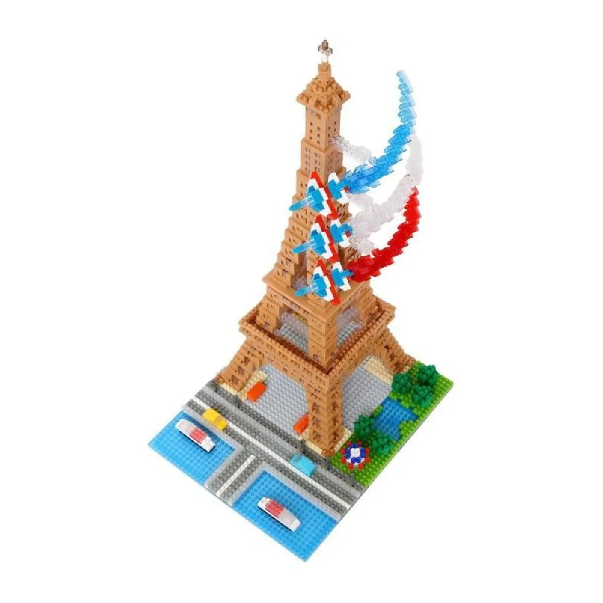 Nanoblock Bandai NB057 Tour Eiffel 500 pièces À monter soi même et plus - vue 2