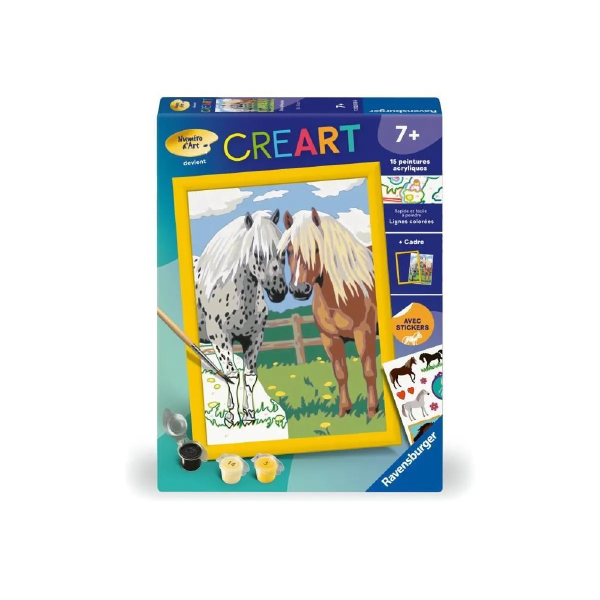CreArt Kids 18x24cm Duo chevaux