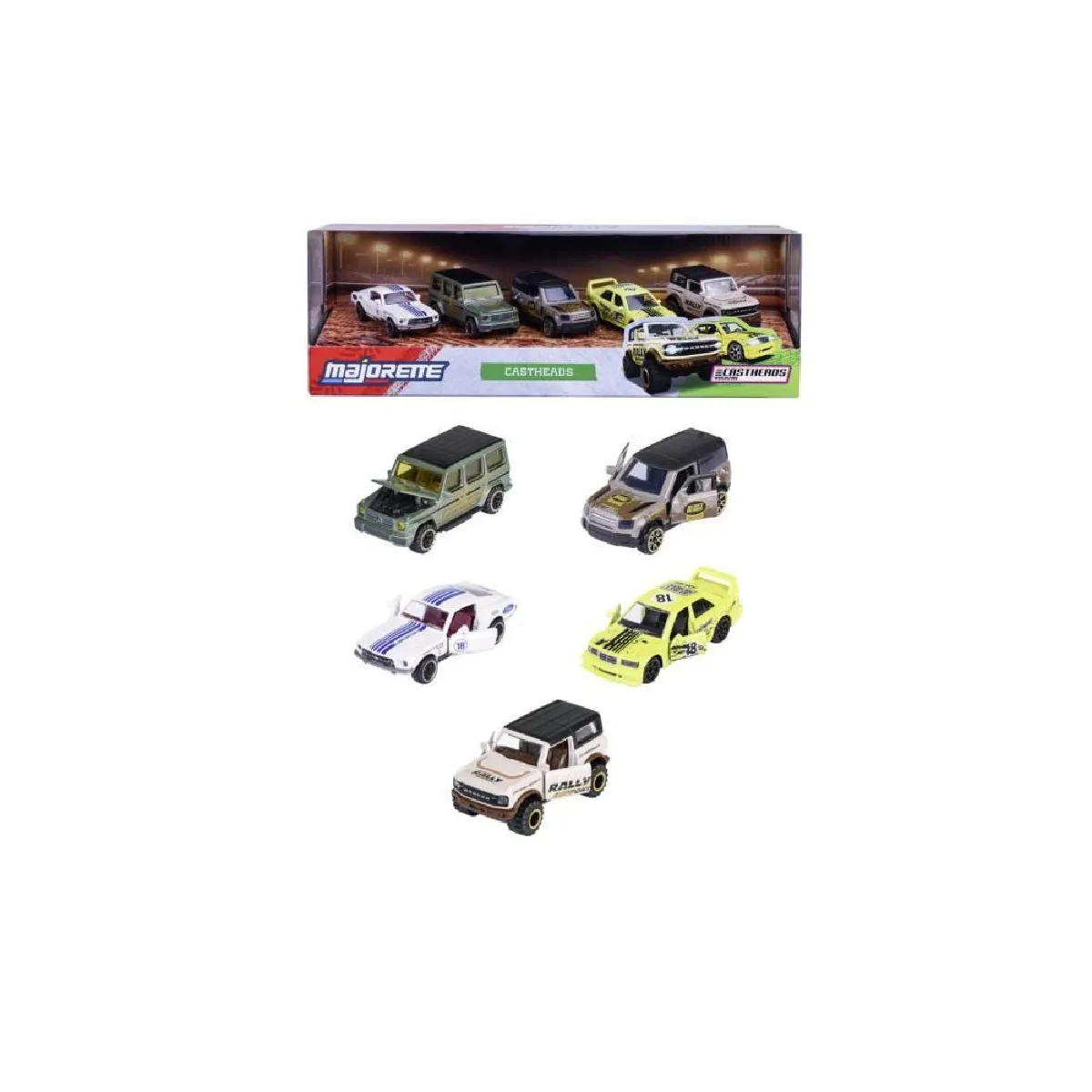 MAJORETTE Majo CastHeads 5 Pcs Giftpack x000D dès - vue 2