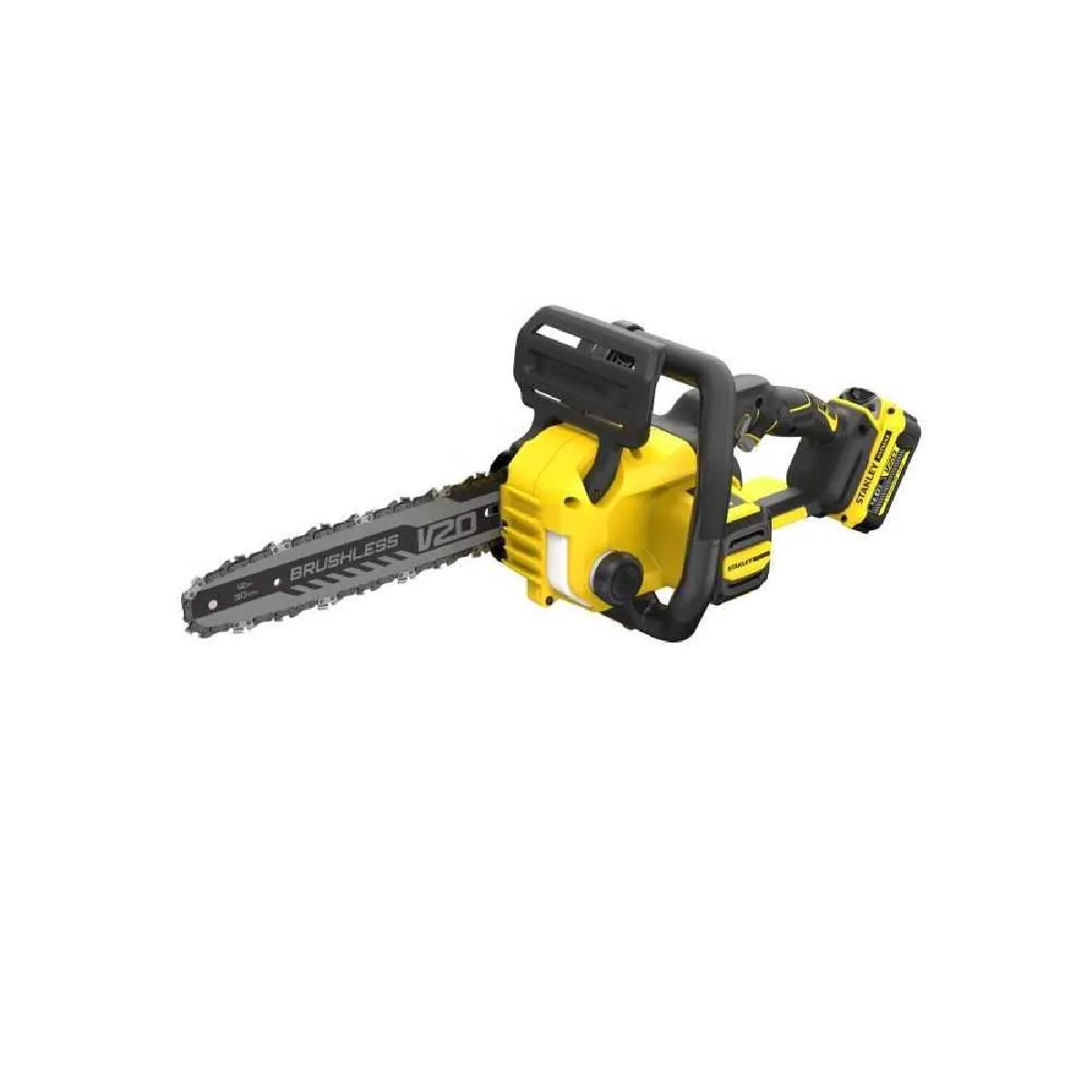 Tronçonneuse 18V BRUSHLESS STANLEY FATMAX SFMCCS730M1-QW – Avec Chaîne, Batterie 4Ah et Chargeur - vue 4