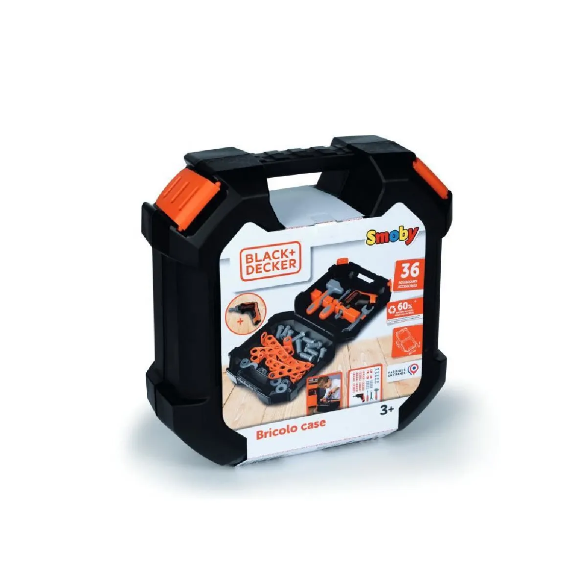 SMOBY - Black & Decker - Mallette Bricolo - des 3 ans