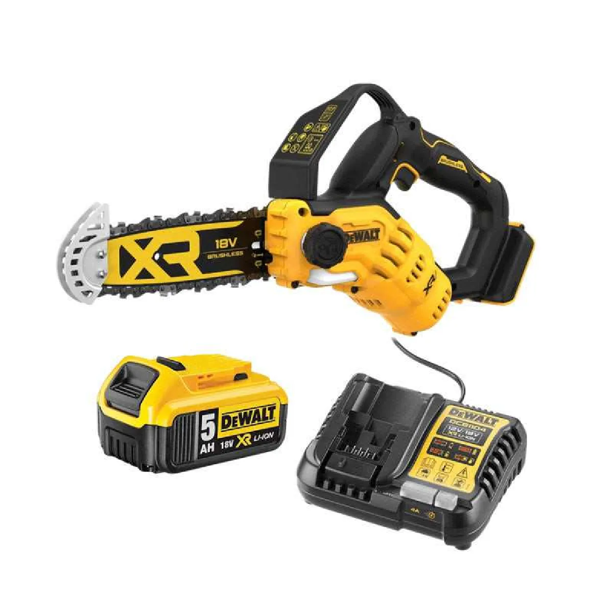 DEWALT  tron&ccedil;onneuse &agrave; batterie - Jaune