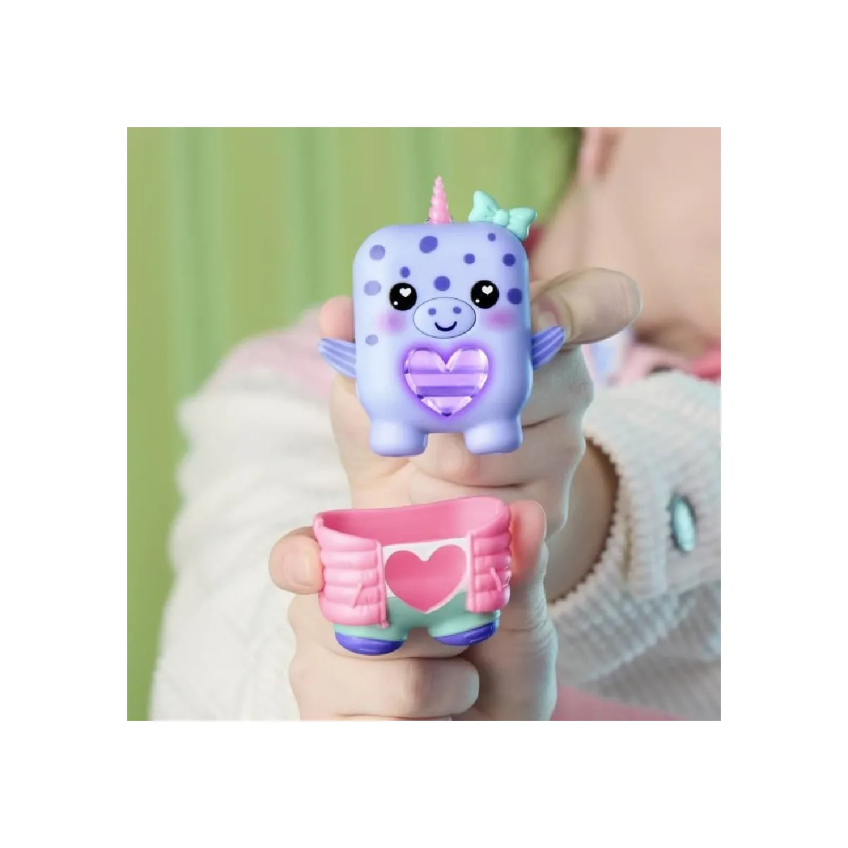 Hasbro Nano-Mals Pawtricia Chatons Bleu - Compagnon Électronique Interactif Avec Lumière Et Son