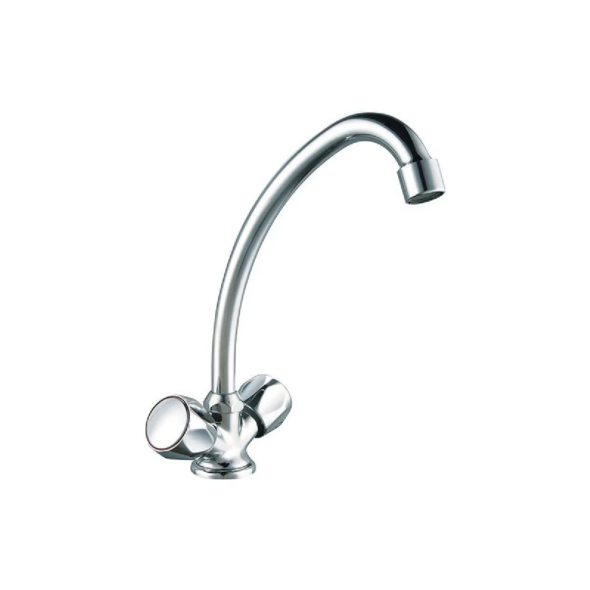 Légende Sanitaire - Mitigeur de douche mural - Laiton - Chrome - Image 3