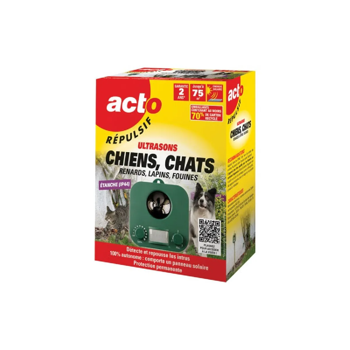 ACTO REPUL.ULTRASON CHIENS CHATS ACTO - RUSCH 3