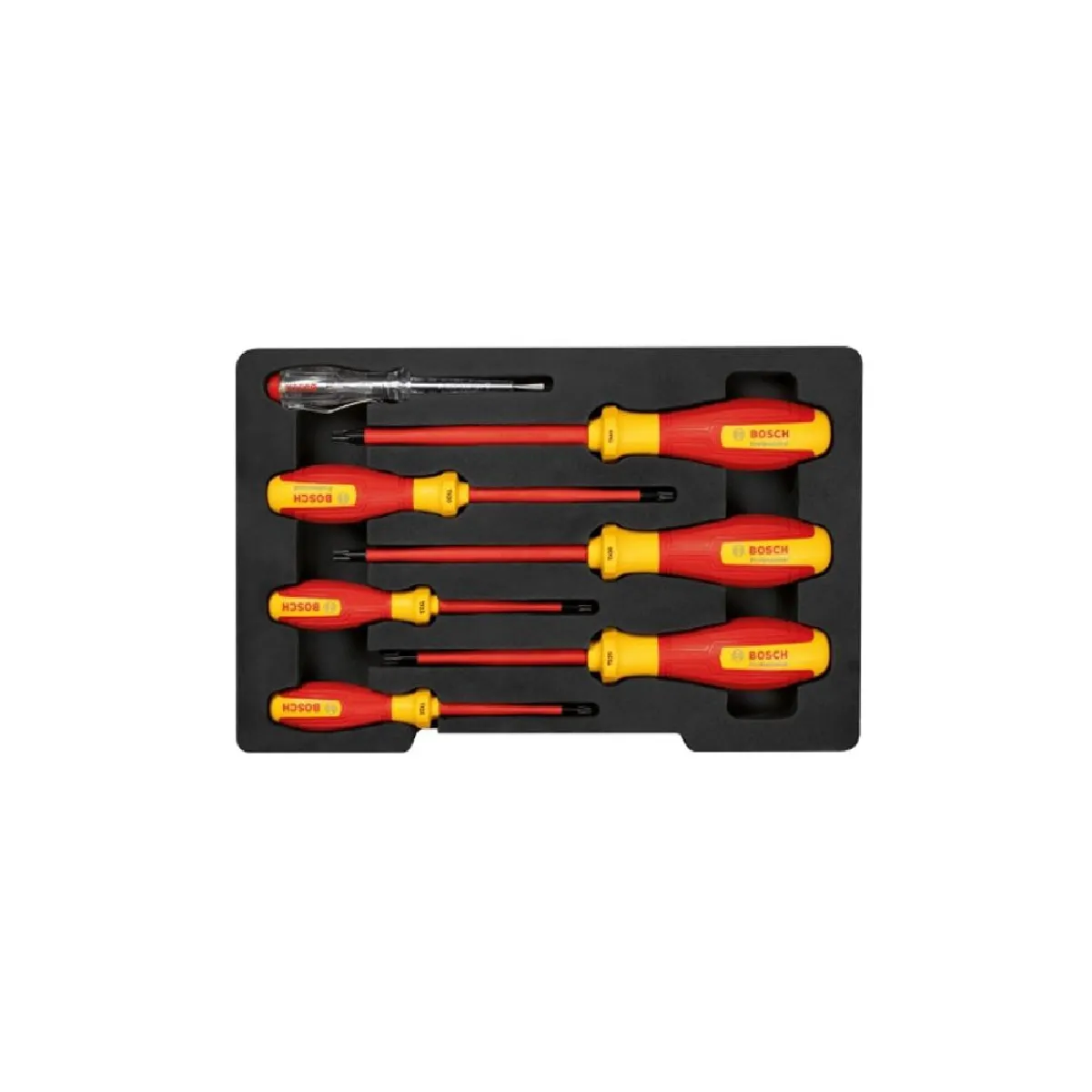 Bosch Professional Set de tournevis TX VDE avec testeur de phase unipolaire – 7 pièces - vue 3