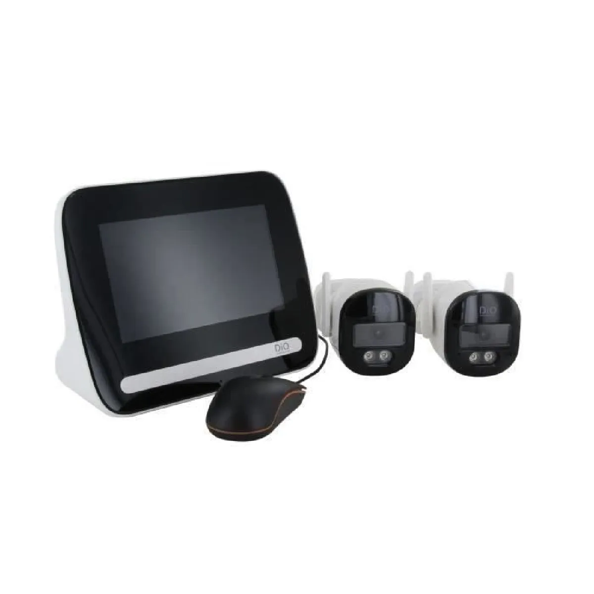 Dio Connected Home 2 Caméras Sans Fil - Lcd/Nvr Sans Fil - 7 - 3Mp - Neuf - Image 2