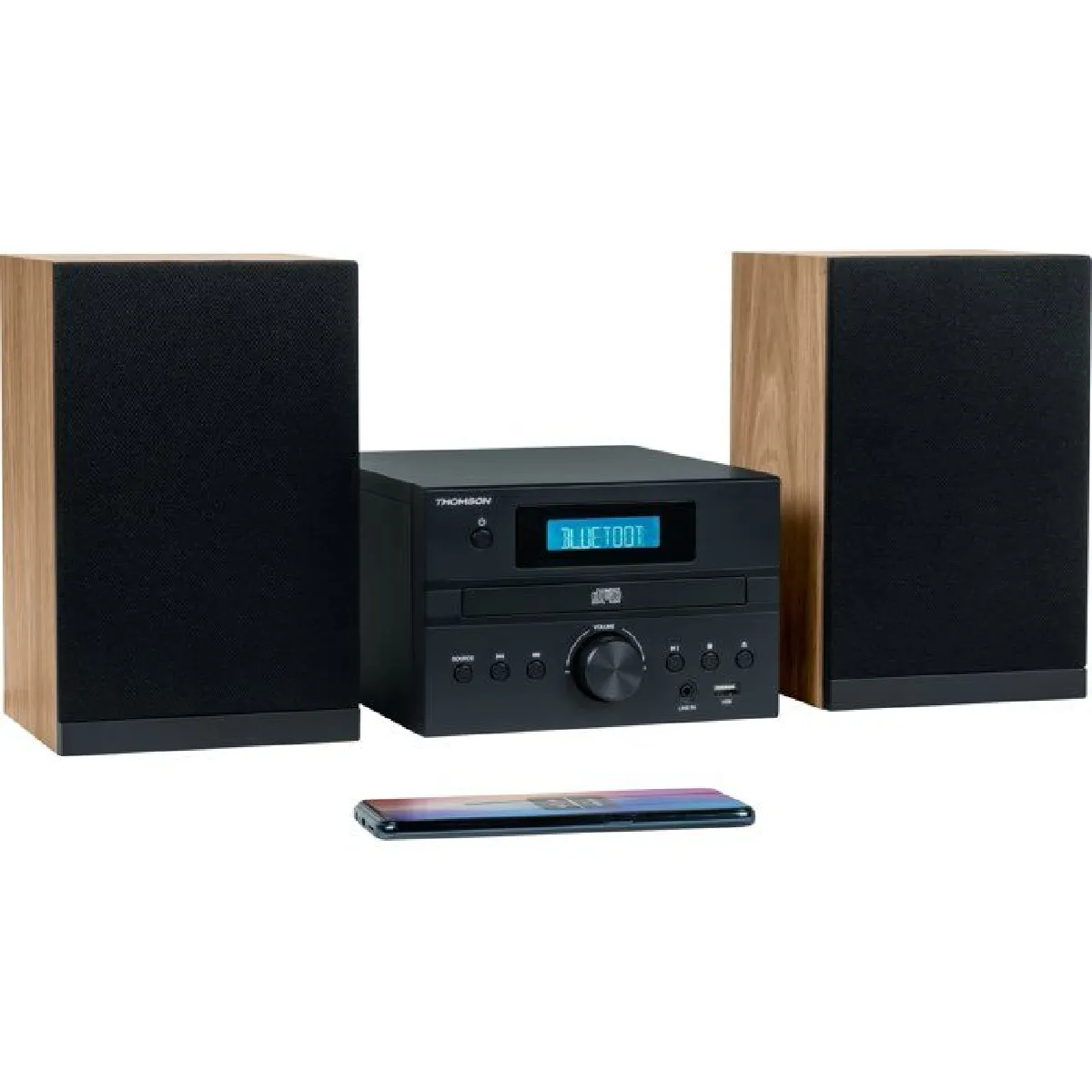 Micro Chaîne THOMSON THO3499550389999 – Bluetooth, Radio, CD, MP3, USB, DAB - vue 7