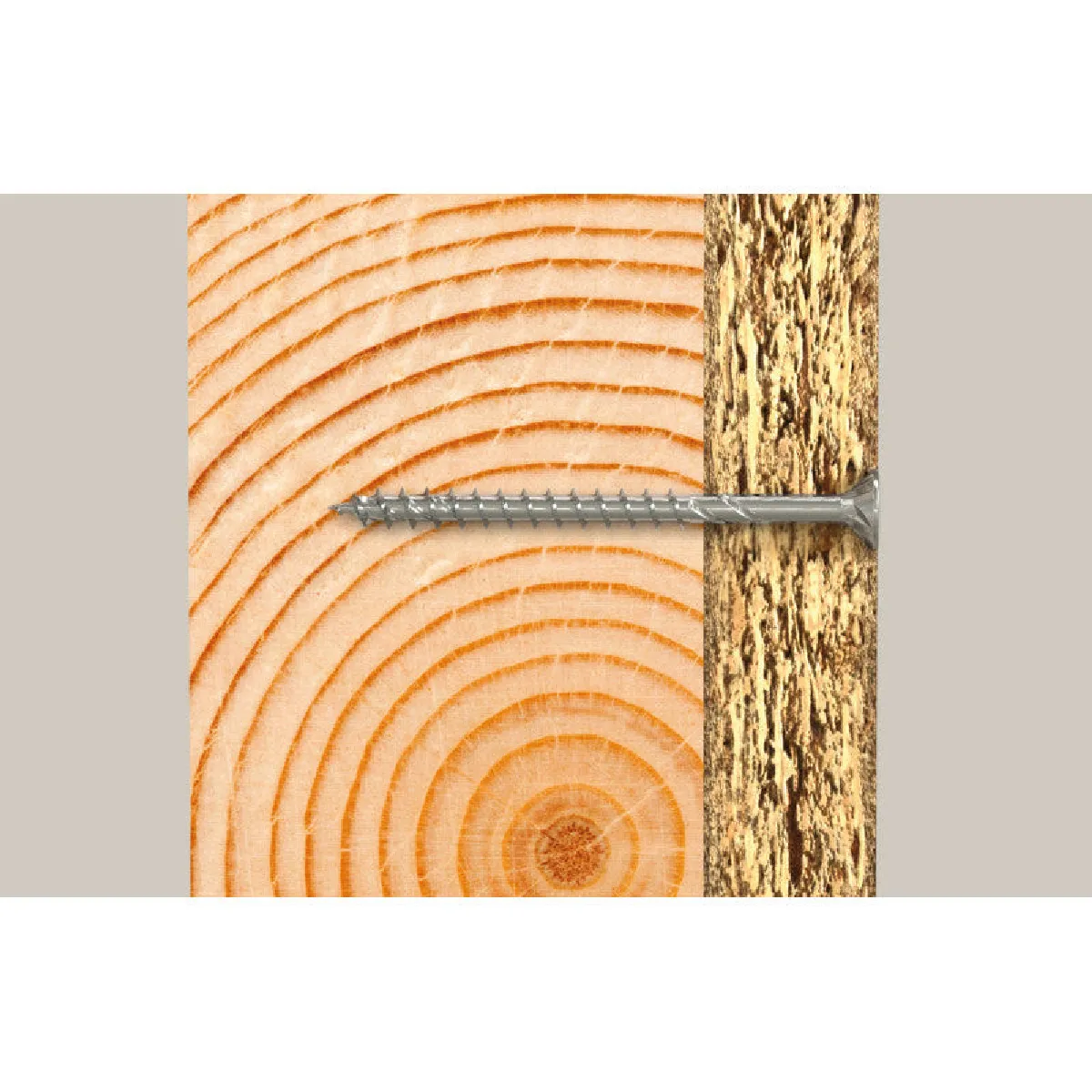 200 vis PowerFast tête fraisée FISCHER empreinte PZ - zingué blanc - filetage partiel/Taille:Ø 3,5 x 40mm