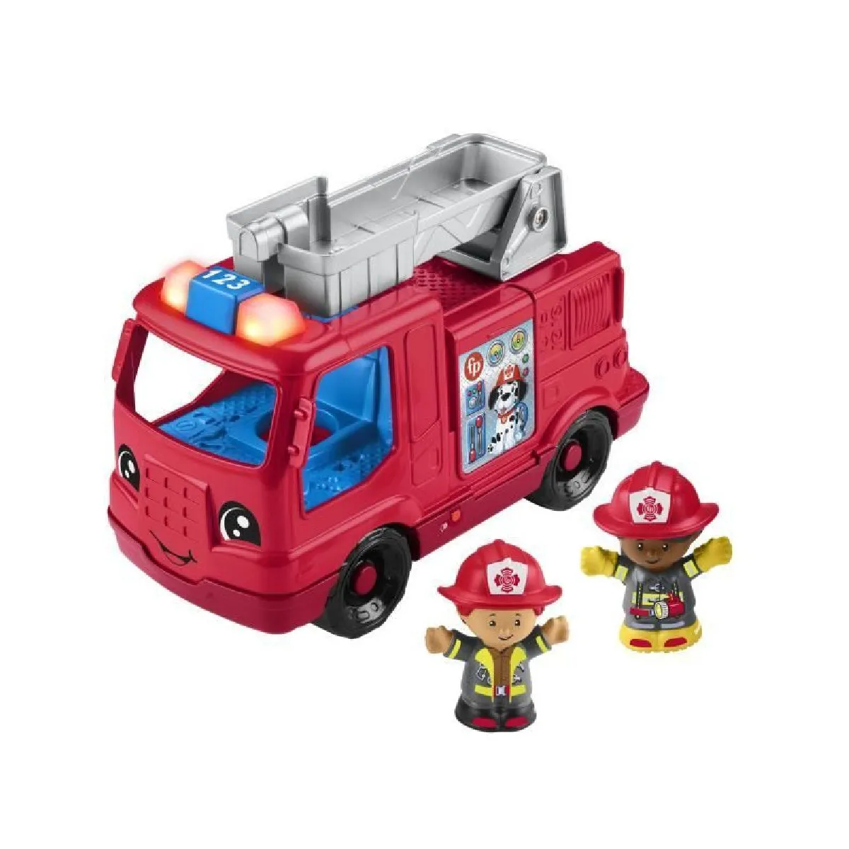 Fisher Price Little People Camion de pompiers version multilingue HYR88 - vue 3