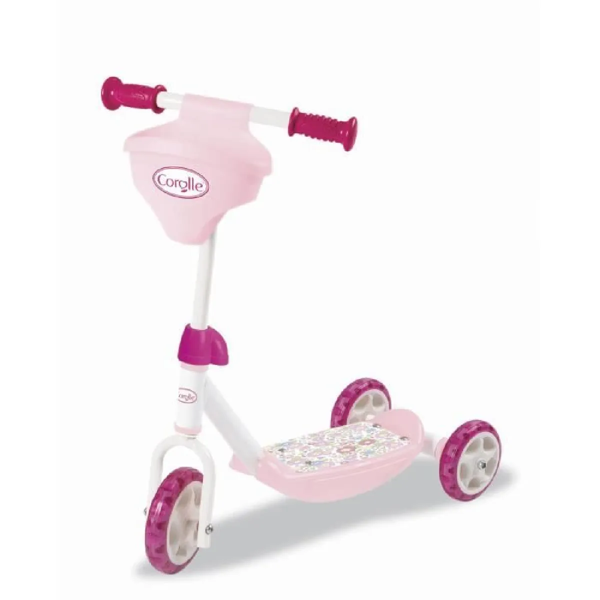 Trottinette Enfant SMOBY Corolle 7600750923 – 3 Roues, Guidon Réglable, Siège pour Poupée - vue 4