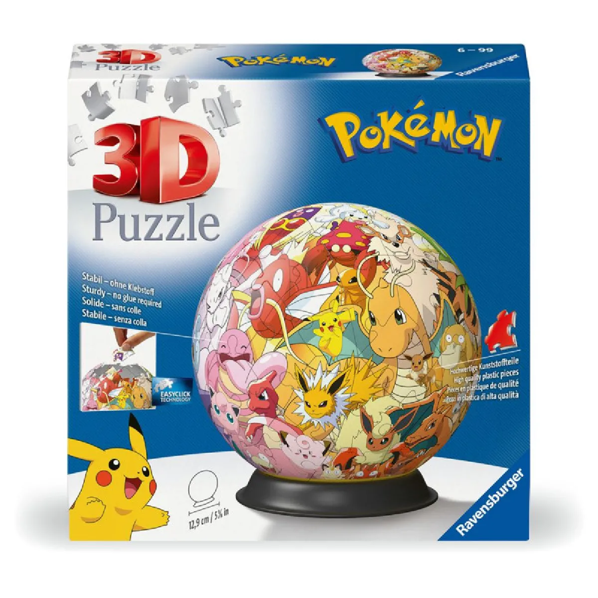 Puzzle 3D rond Ravensburger Pokémon