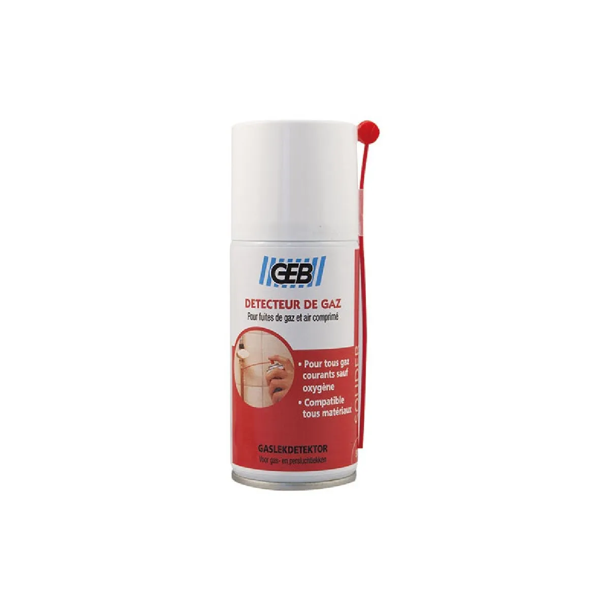 DETECTEUR GAZ AEROSOL 210/125ML GEB GEB - 809360