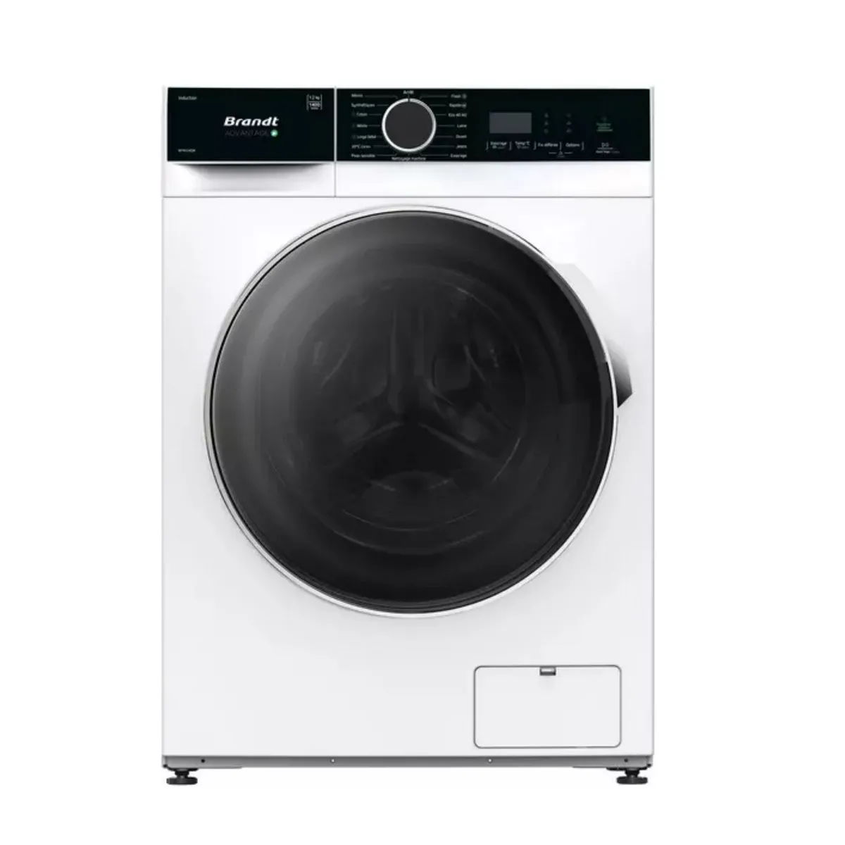 Lave-linge frontal 60cm 12kg 1400 trs/min - WFB524QW - BRANDT