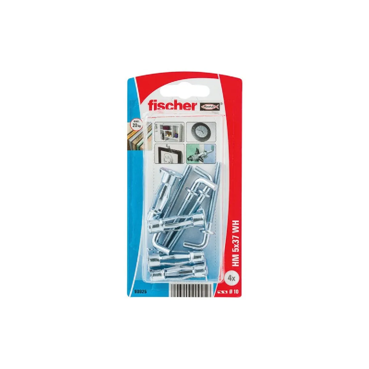 CHEVILLE CORPS CREUX CROC HM5X37H X4 FISCHER - 90925