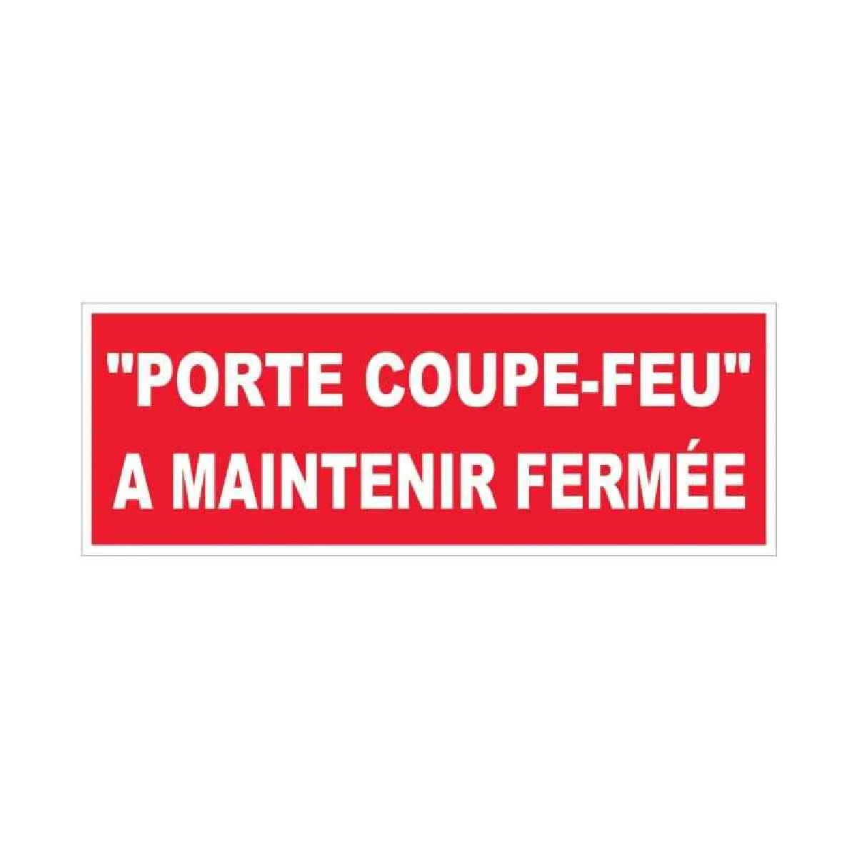 Novap Plaque porte coupe-feu