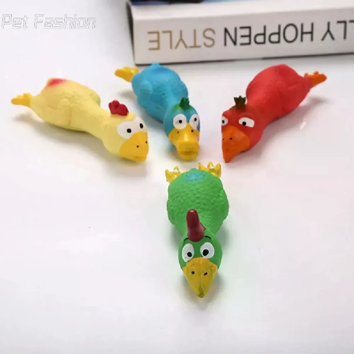 Meilleurs prix pour Jouets couineurs en latex en forme de poulet pour animaux de compagnie, jouets sonores à mâcher pour chien, chat, chiot, simulation de poulet hurlant, accessoires créatifs pour chien~01161