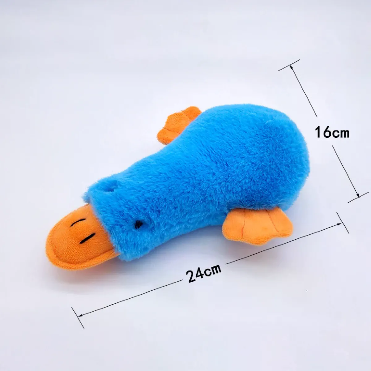 Meilleurs prix pour Jouet en peluche mignon de canard sonore animal en peluche jouet couineur de chien jouet couineur nettoyage des dents chien jouets de corde à mâcher accessoires pour chiens jouets~00744