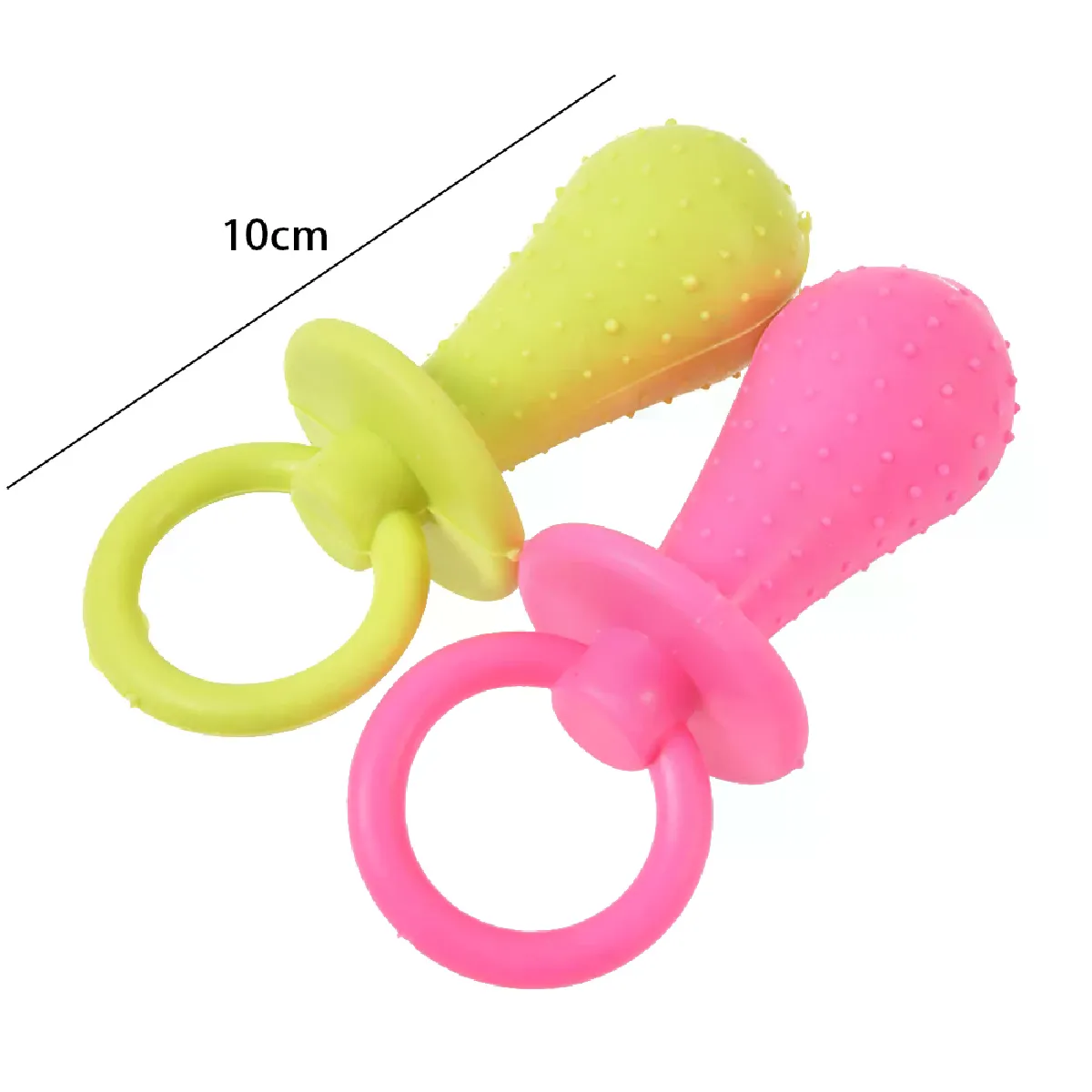 Comparer les prix de Jouet pour animaux de compagnie de couleur aléatoire pour petits chiens, en caoutchouc résistant aux morsures, nettoyage des dents, à mâcher, fournitures pour animaux de compagnie~01391
